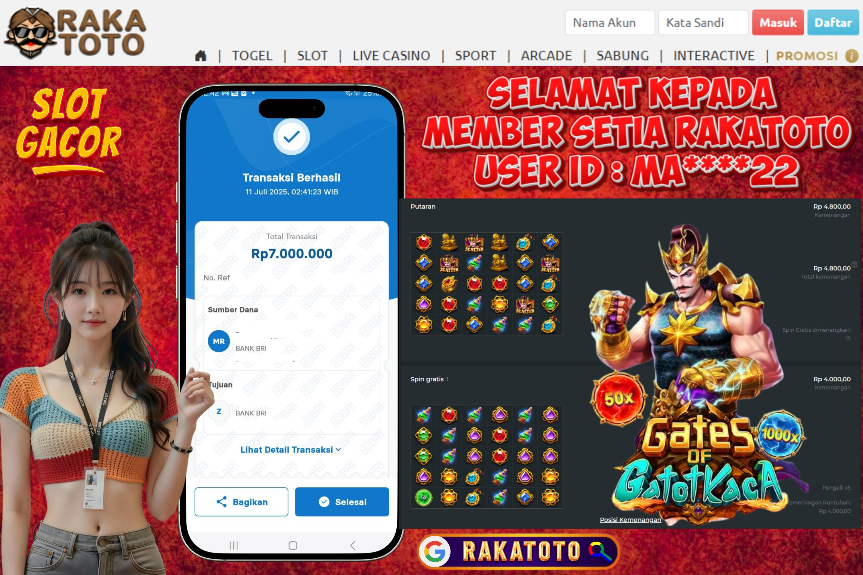 JACKPOT GATES OF GATOTKACA